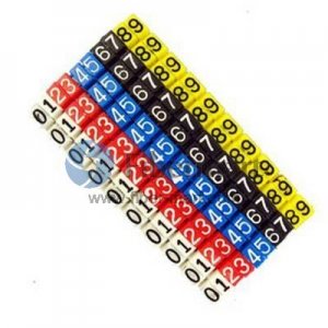 10pcs / lotカラーラベルCat6eのレタータイプ 10pcs / lotカラーラベルCat6eのレタータイプ