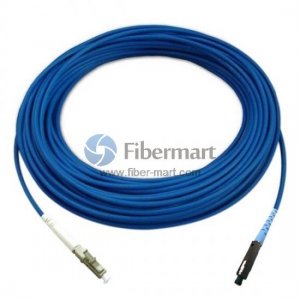 LC/UPC to MU/UPC Simplex Singlemode 9/125 Armored Patch Cable LC/UPC to MU/UPC Simplex Singlemode 9/125 Armored Patch Cable