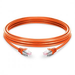 Cat5eスナッグレスシールド(FTP)イーサネットネットワークパッチケーブル、オレンジPVC、10m(32.81ft) Cat5eスナッグレスシールド(FTP)イーサネットネットワークパッチケーブル、オレンジPVC、10m(32.81ft)