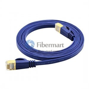 カテゴリ7Cat7ネットワークパッチケーブルフラット2mブルー カテゴリ7Cat7ネットワークパッチケーブルフラット2mブルー