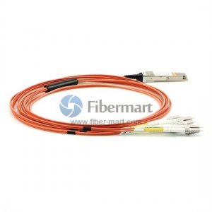 3M(9.8ft)40GBASE QSFP + -LCコネクタ(8)ブレークアウトアクティブ光ケーブル 3M(9.8ft)40GBASE QSFP + -LCコネクタ(8)ブレークアウトアクティブ光ケーブル