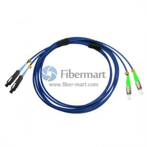 FC/APC to MU/UPC Duplex Singlemode 9/125 Armored Patch Cable FC/APC to MU/UPC Duplex Singlemode 9/125 Armored Patch Cable