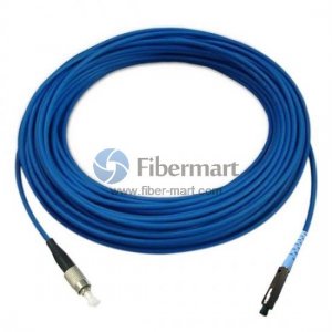 FC/UPC to MU/UPC Simplex Singlemode 9/125 Armored Patch Cable FC/UPC to MU/UPC Simplex Singlemode 9/125 Armored Patch Cable