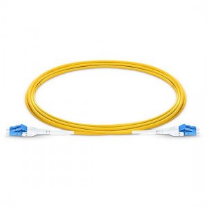 20M LC UPC to LC UPC Duplex 3.0mm PVC(OFNR) SMF Uniboot Fiber Patch Cable 20M LC UPC to LC UPC Duplex 3.0mm PVC(OFNR) SMF Uniboot Fiber Patch Cable