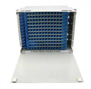 144ファイバーODFユニット19インチラックマウント配電ボックス(ピグテールとアダプター付き)FM-ODF-144-A 144ファイバーODFユニット19インチラックマウント配電ボックス(ピグテールとアダプター付き)FM-ODF-144-A