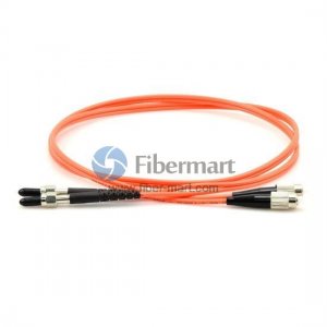 FC-MTRJ Plenum(OFNP) Duplex Multi-mode Fiber Patch Cable [OM1-FC-MTRJ-PDX-FM]