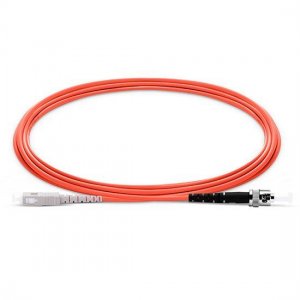 SC to ST Simplex PVC/LSZH/OFNP OM2 Multimode Fiber Optic Patch Cable SC to ST Simplex PVC/LSZH/OFNP OM2 Multimode Fiber Optic Patch Cable