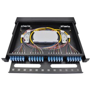 2RU Rack Mount HD Fiber Enclosure unloaded, holds up to 8x FAPs Fiber Adapter Panels or 8x HD MPO/MTP Cassettes 2RU Rack Mount HD Fiber Enclosure unloaded, holds up to 8x FAPs Fiber Adapter Panels or 8x HD MPO/MTP Cassettes