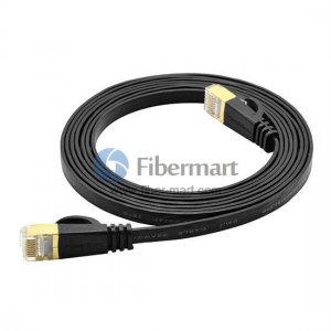 カテゴリ7Cat7ネットワークパッチケーブルフラット3m黒 カテゴリ7Cat7ネットワークパッチケーブルフラット3m黒