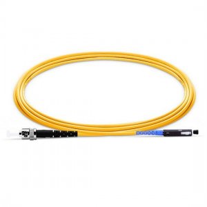 ST UPC to MU Simplex PVC/LSZH/OFNP 9/125 Single Mode Fiber Patch Cable ST UPC to MU Simplex PVC/LSZH/OFNP 9/125 Single Mode Fiber Patch Cable