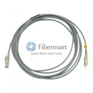 SC/UPC to E2000/UPC Simplex Multimode OM1 Armored Patch Cable SC/UPC to E2000/UPC Simplex Multimode OM1 Armored Patch Cable