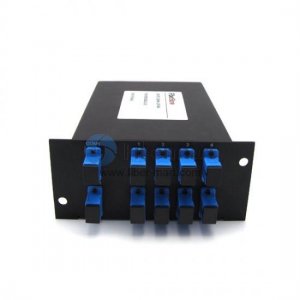 標準LGXメタルボックスの2x8ファイバーPLCスプリッタ 標準LGXメタルボックスの2x8ファイバーPLCスプリッタ