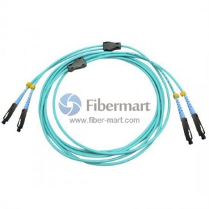 MU/UPC to MU/UPC Duplex OM3 Multimode Armored Patch Cable MU/UPC to MU/UPC Duplex OM3 Multimode Armored Patch Cable