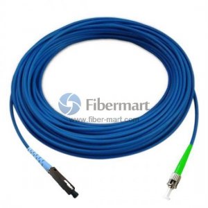 ST/APC to MU/UPC Simplex Singlemode 9/125 Armored Patch Cable ST/APC to MU/UPC Simplex Singlemode 9/125 Armored Patch Cable