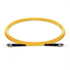 ST UPC to ST UPC Simplex PVC/LSZH/OFNP 9/125 Single Mode Fiber Patch Cable ST UPC to ST UPC Simplex PVC/LSZH/OFNP 9/125 Single Mode Fiber Patch Cable