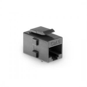 Cat6 RJ45 (8P8C) Unshielded Coupler Keystone Insert Module Gray Cat6 RJ45 (8P8C) Unshielded Coupler Keystone Insert Module Gray