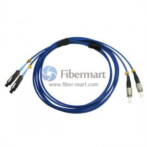 FC/UPC to MU/UPC Duplex Singlemode 9/125 Armored Patch Cable FC/UPC to MU/UPC Duplex Singlemode 9/125 Armored Patch Cable
