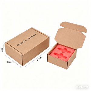 듀얼 SFP/SFP+ 트랜시버용 보호 폼이 포함된 SFP 패키지 상자 듀얼 SFP/SFP+ 트랜시버용 보호 폼이 포함된 SFP 패키지 상자