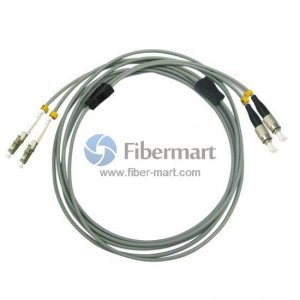 FC/UPC to LC/UPC Duplex Multimode OM1 Armored Patch Cable FC/UPC to LC/UPC Duplex Multimode OM1 Armored Patch Cable