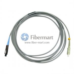 SC/UPC to MU/UPC Simplex Multimode OM1 Armored Patch Cable SC/UPC to MU/UPC Simplex Multimode OM1 Armored Patch Cable