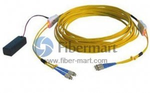 FC-FC Duplex Single-mode (9/125) Tracer fiber patch cord FC-FC Duplex Single-mode (9/125) Tracer fiber patch cord