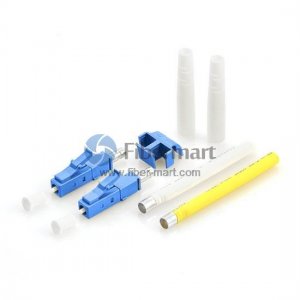 LC UPC 단일 모드 9/125 이중 3.0mm 부팅 크기 광섬유 커넥터 LC UPC 단일 모드 9/125 이중 3.0mm 부팅 크기 광섬유 커넥터