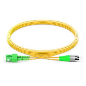 SC APC - FC APC 9/125 OS2 듀플렉스 싱글모드 광섬유 패치 케이블 PVC/LSZH/OFNP SC APC - FC APC 9/125 OS2 듀플렉스 싱글모드 광섬유 패치 케이블 PVC/LSZH/OFNP