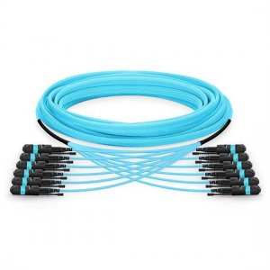 50M MTP Male to MTP Male 72 Fibers OM3 멀티모드 HD 트렁크 케이블, 극성 A, LSZH 번치 50M MTP Male to MTP Male 72 Fibers OM3 멀티모드 HD 트렁크 케이블, 극성 A, LSZH 번치