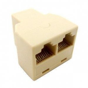 Two Connectors RJ45 Cable Dualhead Network Extension of the Interface Adapter Two Connectors RJ45 Cable Dualhead Network Extension of the Interface Adapter