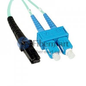SC-MTRJ 듀플렉스 OM3 멀티모드 파이버 패치 케이블 SC-MTRJ 듀플렉스 OM3 멀티모드 파이버 패치 케이블