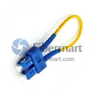 SC Connector Single-mode 9/125 Fiber Loopback Cable SC Connector Single-mode 9/125 Fiber Loopback Cable