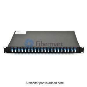 8채널 1RU 랙마운트 듀플렉스 DWDM OADM 동서 8채널 1RU 랙마운트 듀플렉스 DWDM OADM 동서