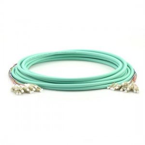 3M LC UPC to LC UPC 10G OM3 Multimode 12 Fiber MultiFiber PreTerminated Cable 0.9mm PVC Jacket 3M LC UPC to LC UPC 10G OM3 Multimode 12 Fiber MultiFiber PreTerminated Cable 0.9mm PVC Jacket