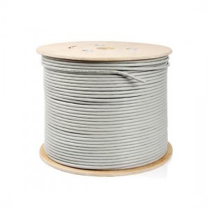 100m(328ft) 스풀 Cat6 비차폐(UTP) 솔리드 PVC 벌크 이더넷 케이블회색 100m(328ft) 스풀 Cat6 비차폐(UTP) 솔리드 PVC 벌크 이더넷 케이블회색