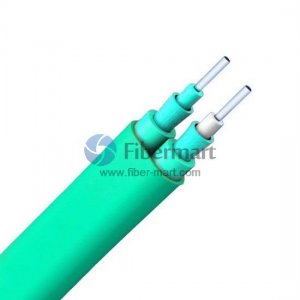 OM3 Multimode Double Jacket Duplex Flat Tight-buffered LSZH Indoor Cable OM3 Multimode Double Jacket Duplex Flat Tight-buffered LSZH Indoor Cable