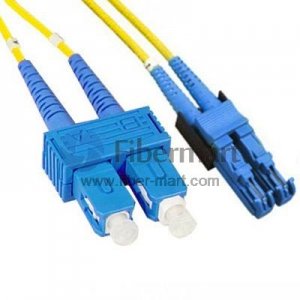 SC-E2000 이중 9/125 단일 모드 광섬유 패치 케이블 SC-E2000 이중 9/125 단일 모드 광섬유 패치 케이블