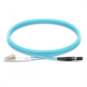 SMA905 to LC Duplex PVC/LSZH OM4 Multimode Fiber Optic Patch Cable SMA905 to LC Duplex PVC/LSZH OM4 Multimode Fiber Optic Patch Cable