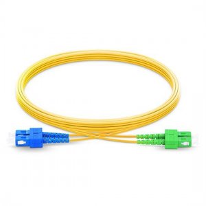 2m SC APC - SC UPC 듀플렉스 2.0mm PVC(OFNR) SMF 굽힘 방지 광섬유 패치 케이블 2m SC APC - SC UPC 듀플렉스 2.0mm PVC(OFNR) SMF 굽힘 방지 광섬유 패치 케이블