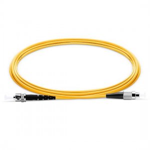FC UPC - ST UPC Simplex PVC/LSZH/OFNP 9/125 단일 모드 파이버 패치 케이블 FC UPC - ST UPC Simplex PVC/LSZH/OFNP 9/125 단일 모드 파이버 패치 케이블