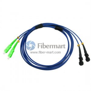 SC/APC to MTRJ/UPC Duplex Singlemode 9/125 Armored Patch Cable SC/APC to MTRJ/UPC Duplex Singlemode 9/125 Armored Patch Cable