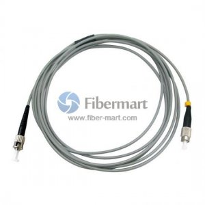 FC/UPC to ST/UPC Simplex Multimode OM2 Armored Patch Cable FC/UPC to ST/UPC Simplex Multimode OM2 Armored Patch Cable