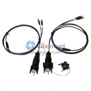 Wall-Mounted Military Field Optic to LC/SC/ST/FC Cable Connector 4 Fibers Wall-Mounted Military Field Optic to LC/SC/ST/FC Cable Connector 4 Fibers
