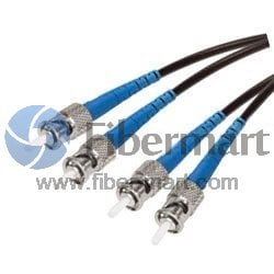 1M Military Grade Single mode 9/125 Duplex ST Fiber Optic Patch Cables 1M Military Grade Single mode 9/125 Duplex ST Fiber Optic Patch Cables