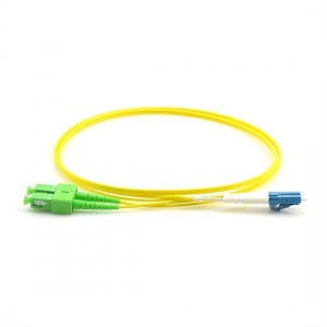 LC UPC para SC APC Duplex SMF dobra cabo de patch de fibra insensível 3M 2,0 mm PVC LC UPC para SC APC Duplex SMF dobra cabo de patch de fibra insensível 3M 2,0 mm PVC