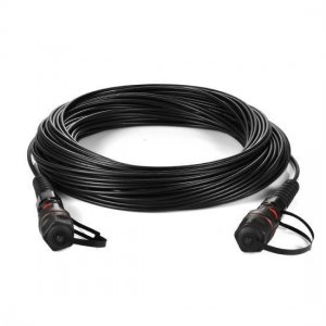 IP67 LC a IP67 LC Duplex OM4 multimodo à prova d'água TPU blindado cabo de patch de fibra externa IP67 LC a IP67 LC Duplex OM4 multimodo à prova d'água TPU blindado cabo de patch de fibra externa