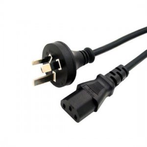 6ft (1.8m) H05VV-F 3G0.75mm2 250V/10A Power Extension Cord (Australia to IEC320 C13), Black, for FS Ethernet Switches 6ft (1.8m) H05VV-F 3G0.75mm2 250V/10A Power Extension Cord (Australia to IEC320 C13), Black, for FS Ethernet Switches