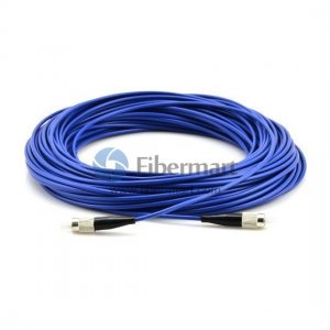 Cabo de remendo blindado FC/UPC para FC/UPC Simplex Monomodo 9/125 Cabo de remendo blindado FC/UPC para FC/UPC Simplex Monomodo 9/125