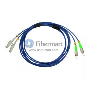 FC/APC to LSH/UPC Duplex Singlemode 9/125 Armored Patch Cable FC/APC to LSH/UPC Duplex Singlemode 9/125 Armored Patch Cable