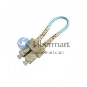 SC Connector OM3 Multimode Fiber Loopback Cable SC Connector OM3 Multimode Fiber Loopback Cable