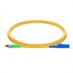 Cabo de conexão de fibra monomodo FC APC para E2000 UPC simplex PVC/LSZH/OFNP 9/125 Cabo de conexão de fibra monomodo FC APC para E2000 UPC simplex PVC/LSZH/OFNP 9/125